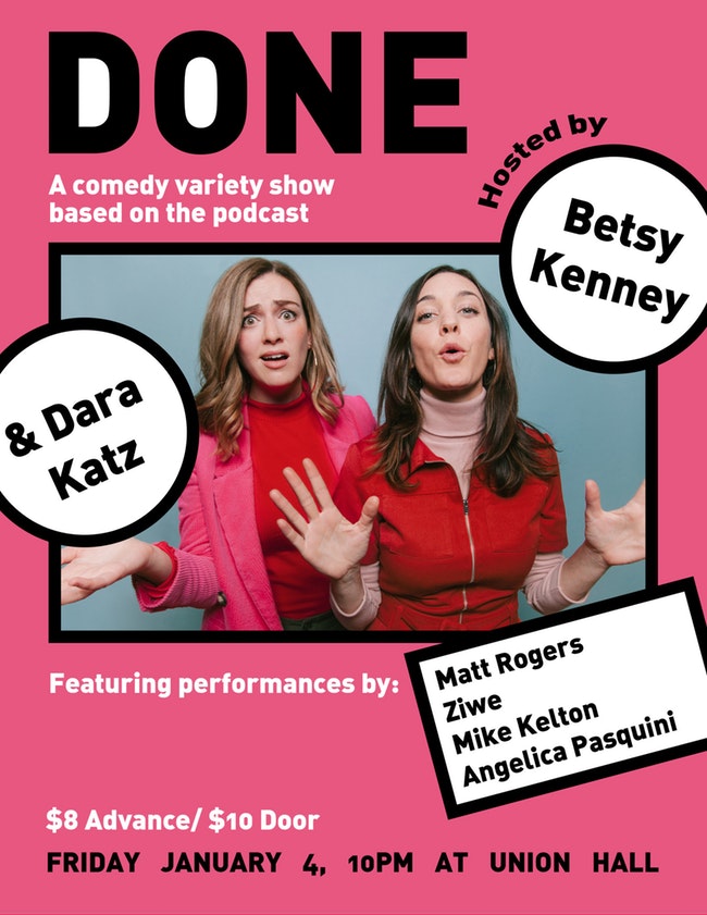 Betsy Kenney & Dara Katz: "Done!"